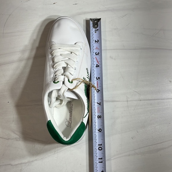 Latina Kid’s Sneaker White/Green sz 1.5 - Picture 6 of 8